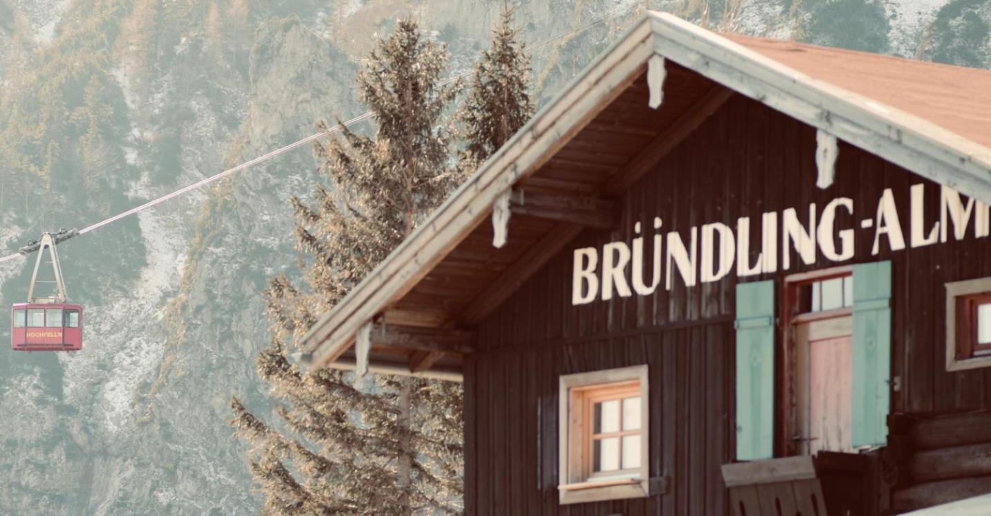 Bruendling-Alm Berggasthof Auf 1167M Auf Dem Hochfelln Bergen  Buitenkant foto